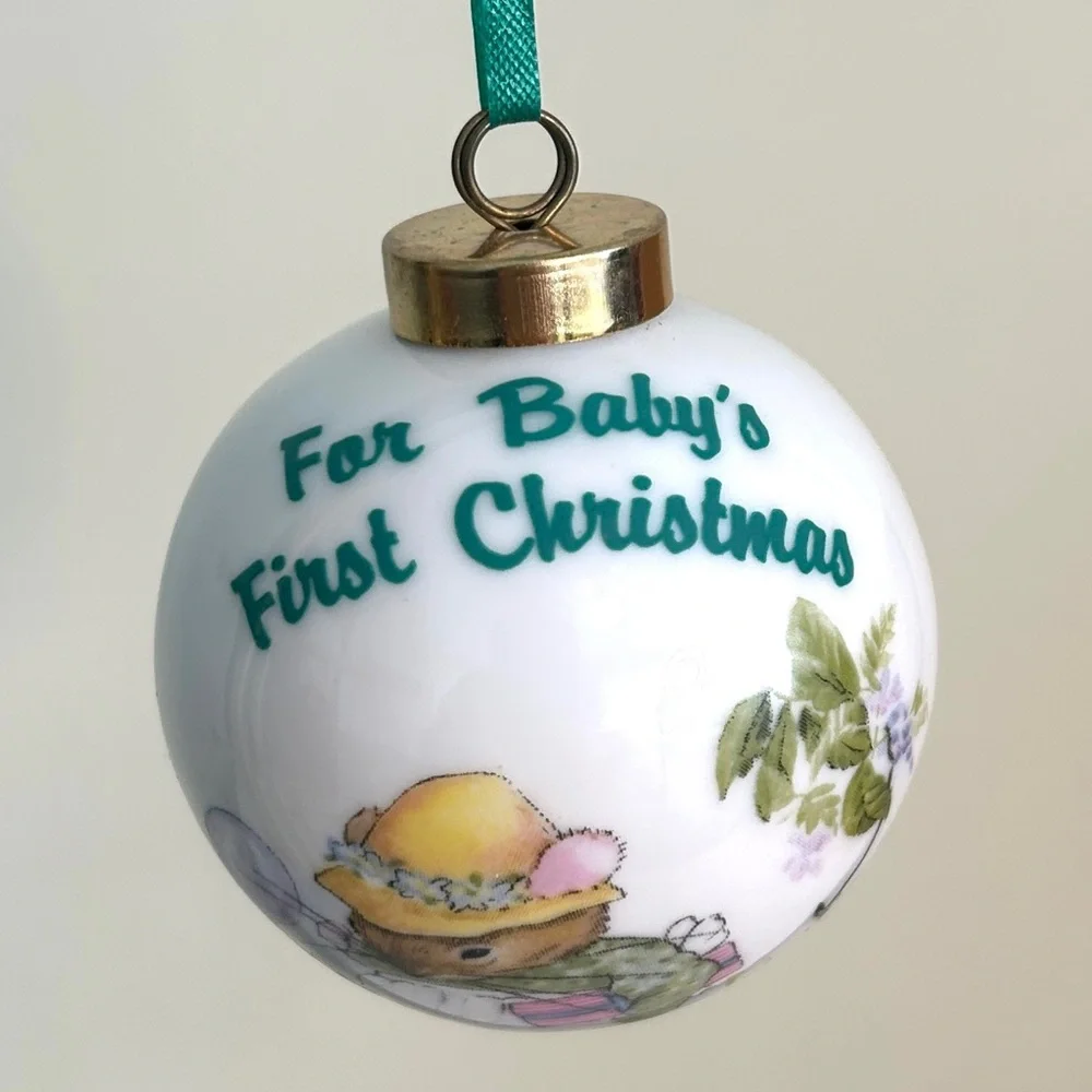 Baby’s Irish Blessing First Christmas Ornament | Ceramic | Original Box